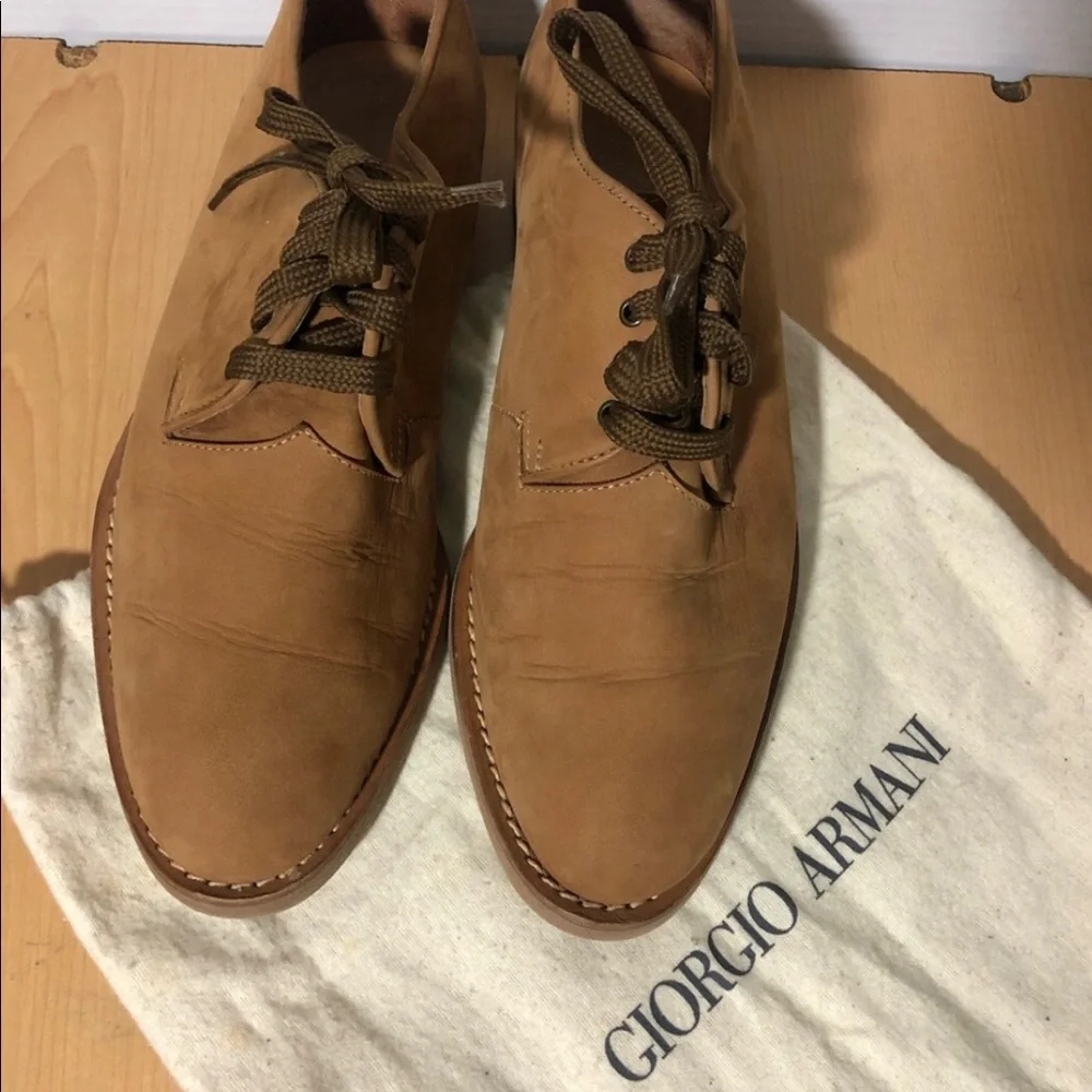 VTG Giorgio Armani Derby's with Dust Bag